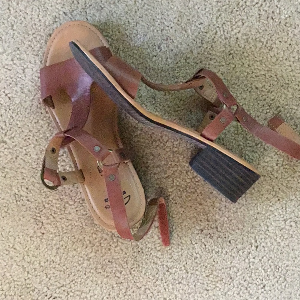 Slightly worn sandal